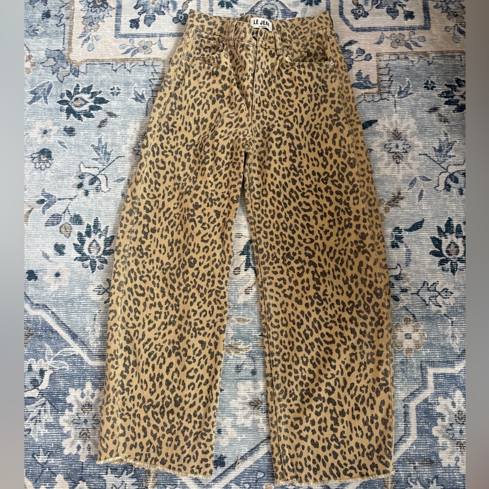 Le Jean Nomad Leopard Print Pants LIKE NEW